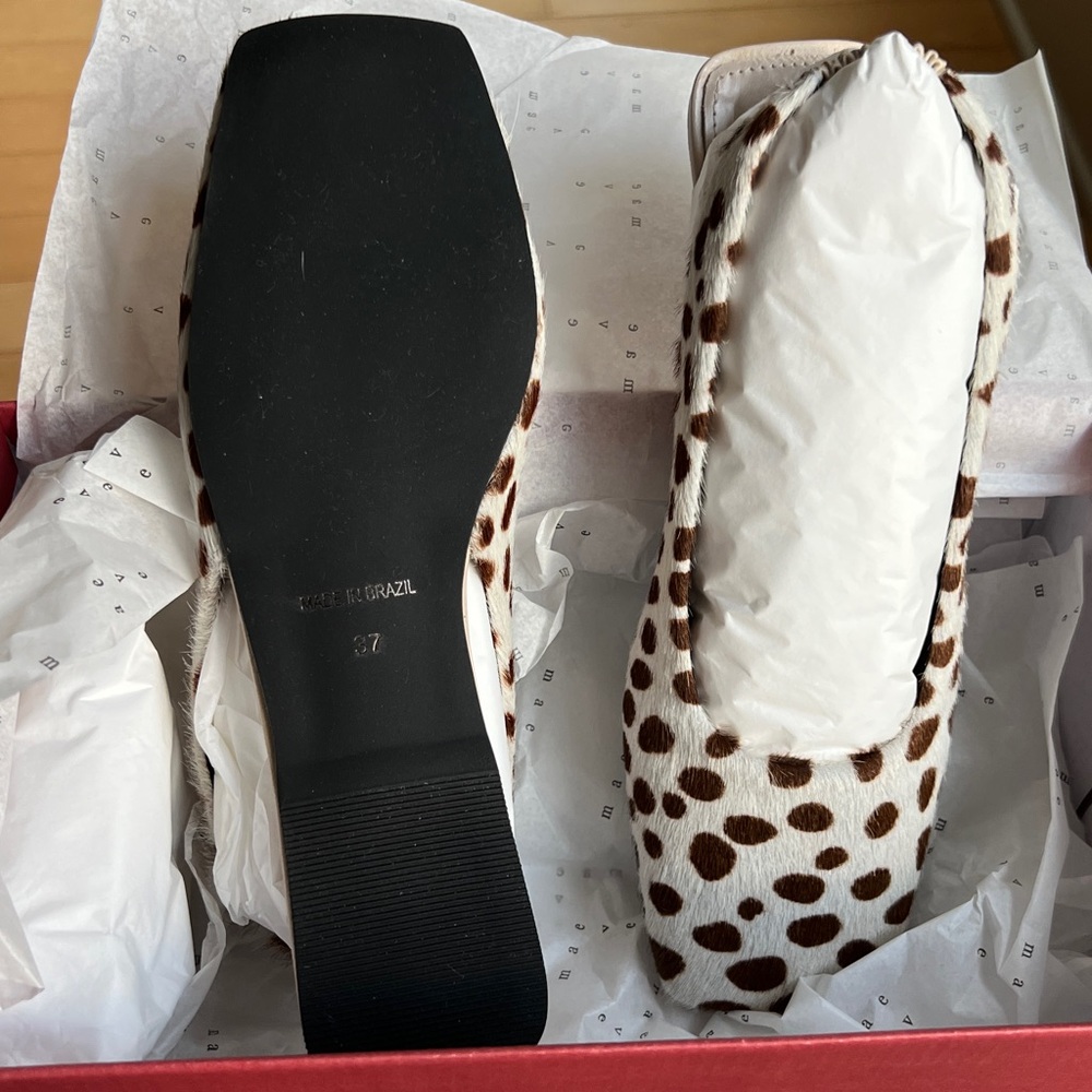 Anthropologie  Maeve animal print flats. - Picture 6 of 13